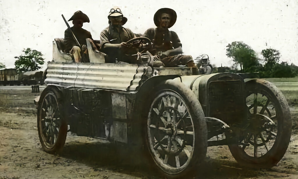 La historia del "Indiana Jones alemán": el hombre que cruzó África de costa a costa por primera vez en un 4x4