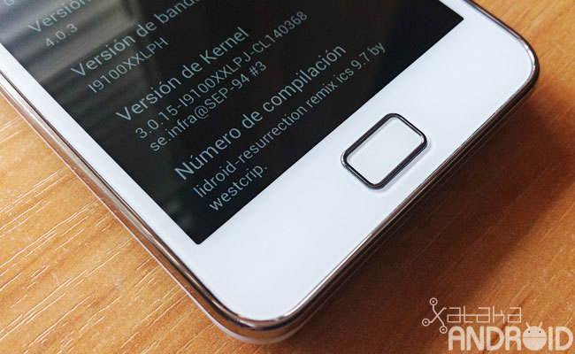 Ice Cream Sandwich Samsung Galaxy SII
