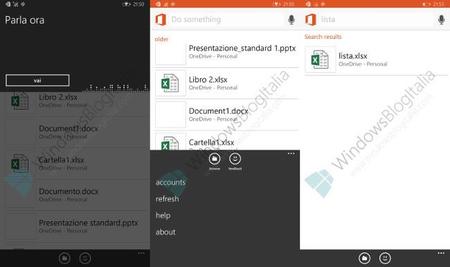 Imágenes y vídeo del nuevo asistente de Office en Windows Phone