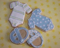 Galletas artesanales como detalles de bautizo