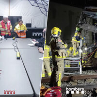 Accidente ferroviario en Rodalies: un maquinista en prácticas muerto y 37 heridos por descarrilar un tren en Gelida (Barcelona)