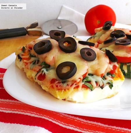 Pizza con base de tofu. Receta