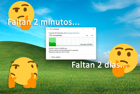 Por qué Windows es tan caótico para predecir el tiempo que tardarás en copiar un archivo: su creador lo explica