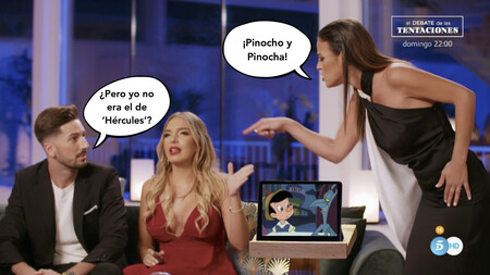 "¡Pinocho y Pinocha!" Marta Peñate interrumpe entre gritos a Lester y Patri tres meses después de 'La Isla de las Tentaciones'
