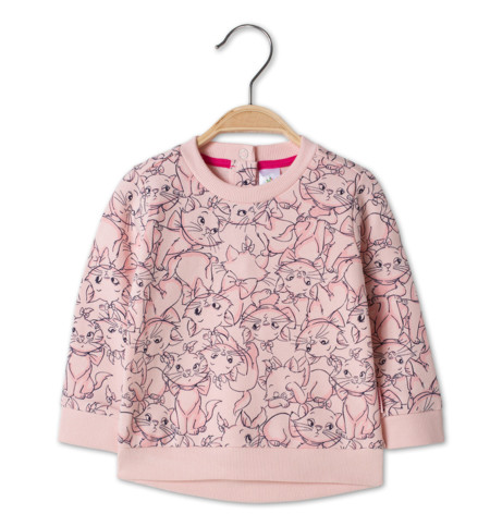 Sudadera Rosa Gatos