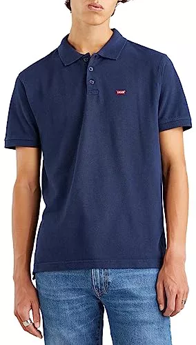 Levi's Housemark Polo Camiseta Hombre, Dress Blues, M