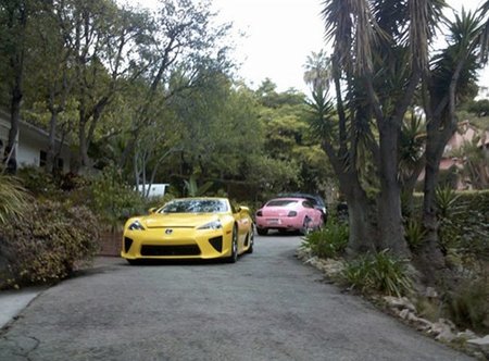 Paris Hilton Lexus LFA