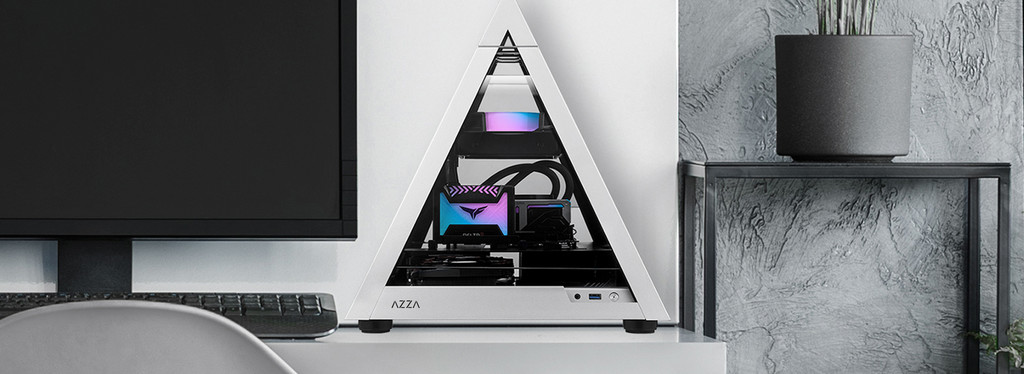 Si buscas un PC que llame la atención en el salón, esta caja Pyramid Mini 806 seguro que no pasará desapercibida