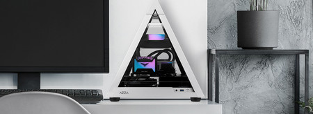 Si buscas un PC que llame la atención en el salón, esta caja Pyramid Mini 806 seguro que no pasará desapercibida