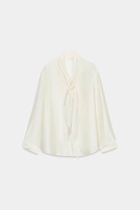 camisa satinada