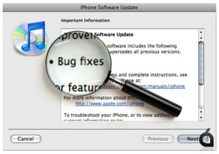 Nueva actualización del firmware del iPhone, versión 2.0.2