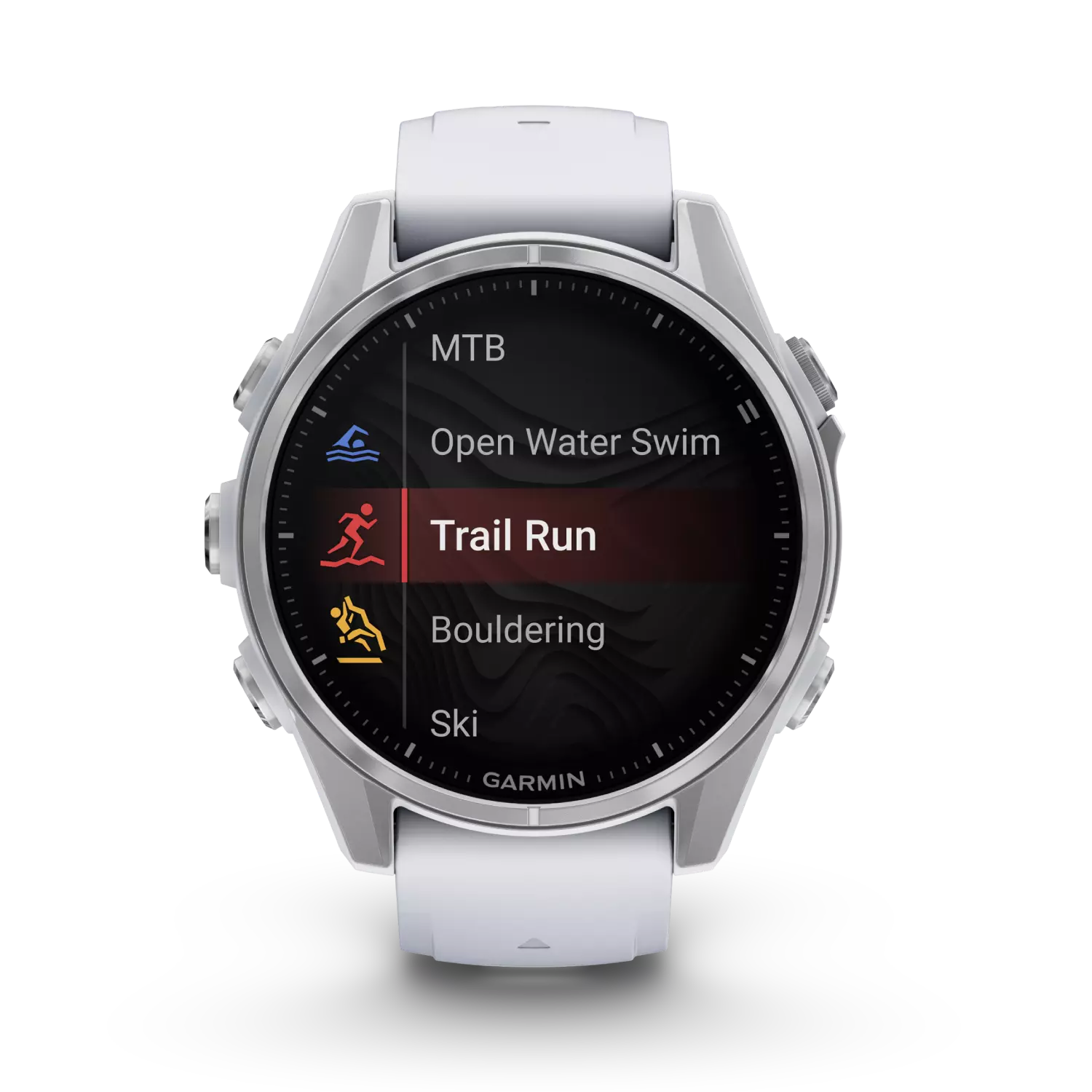 Reloj deportivo - Garmin Fénix® 8, Whitestone con Stainless Steel, 43 mm, 1.3 " AMOLED, GPS, Garmin Pay™, Bluetooth, Autonomía 10 días
