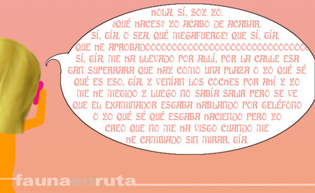 fauna en ruta: he aprobado, o sea, tía