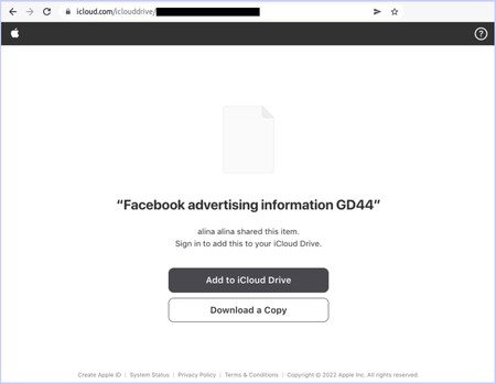 Icloud Phishing