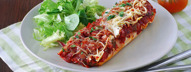 Enchiladas de pollo asado y salsa de tomate: receta de aprovechamiento