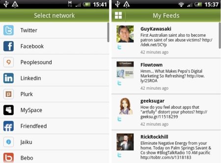 Hellotxt llega a Android, todas la redes sociales en una sóla aplicación
