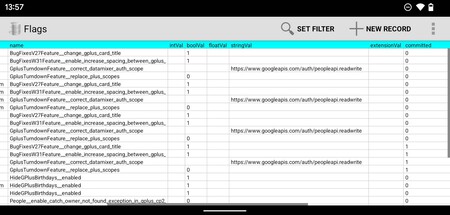 Ajustes de Google+ ocultos en la configuración de Google Play Services