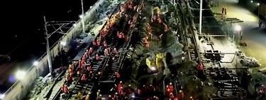 Na China, 1.500 trabalhadores se unem para construir estação ferroviária em 9 horas 