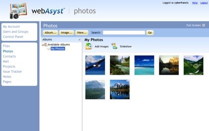 WebAsyst, suite online de herramientas para usuarios y grupos
