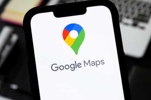 Google maps aberto no aplicativo. Créditos: 	SOPA Images/GettyImages