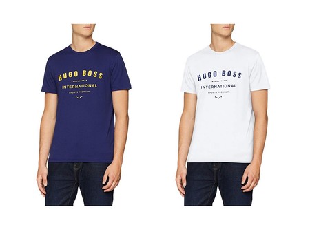 Desde 19,06 euros tenemos esta camiseta Hugo Boss en variso colores en Amazon