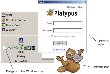 Platypus, el cliente de Gdrive, de uso interno sólamente