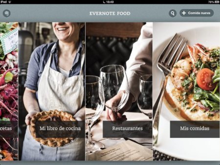 Evernote Food se actualiza integrándose con las reservas OpenTable y Foursquare