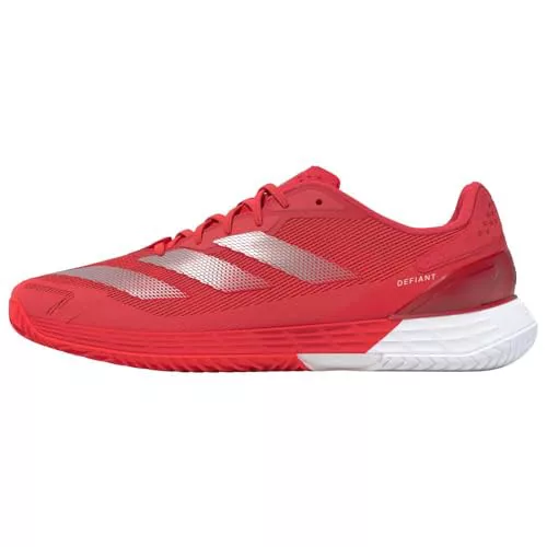 adidas Hombre Defiant Speed 2 Tennis Shoes Zapatos, LUCRED/ZEROMT/PURRUB, 46 EU, Lucred Zeromt Purrub, 46 EU