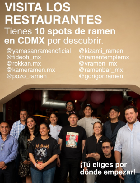 CDMX se llena de ramen: 10 restaurantes participan en la Ramen Week 2026 con una ruta gastronómica