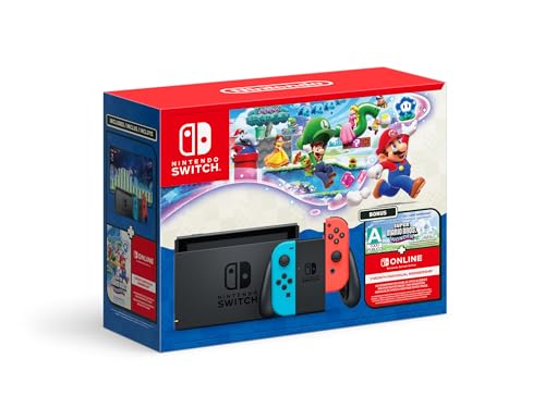 Nintendo Switch + Super Mario Bros Wonder + 3 meses de Nintendo Switch Online