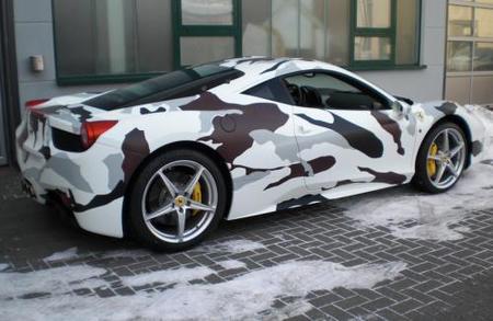 Ferrari 458 Camuflaje