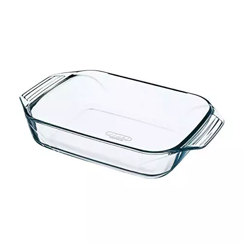 Pyrex Optimum - Fuente de Forma Rectangular, 35 x 23 cm