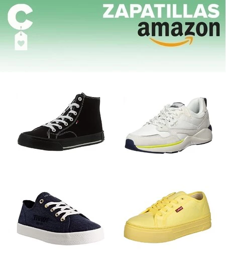 Chollos en tallas sueltas de zapatillas Lacoste, Tommy Hilfiger, Levi's o Pepe Jeans en Amazon