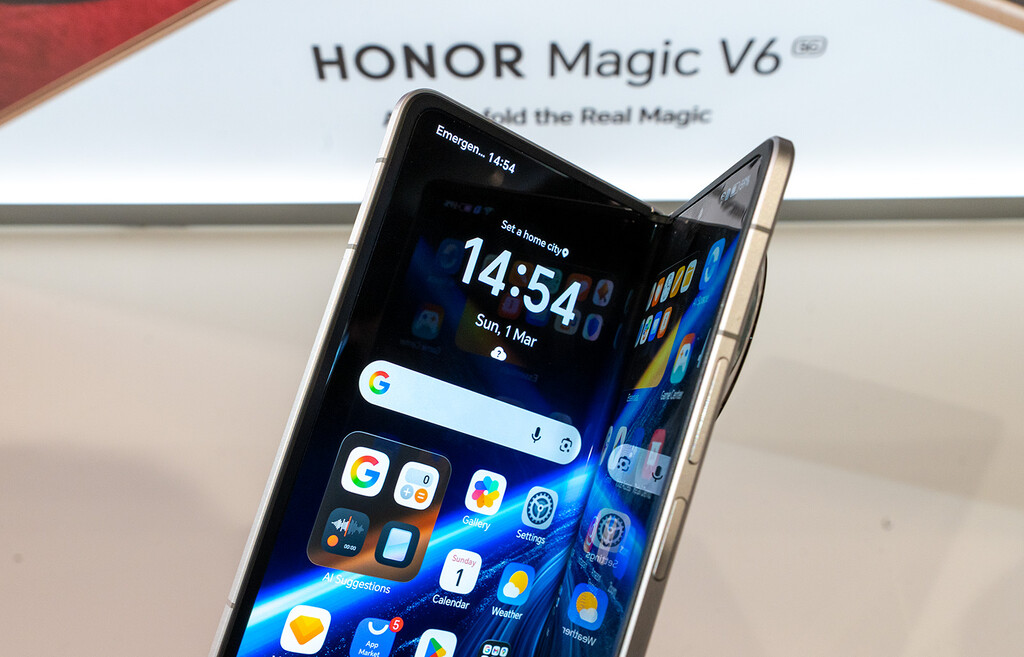6.600 mAh en 9 milímetros: el Honor V6 no solo es un milagro de la densidad energética, es el plegable con menos arruga que he probado