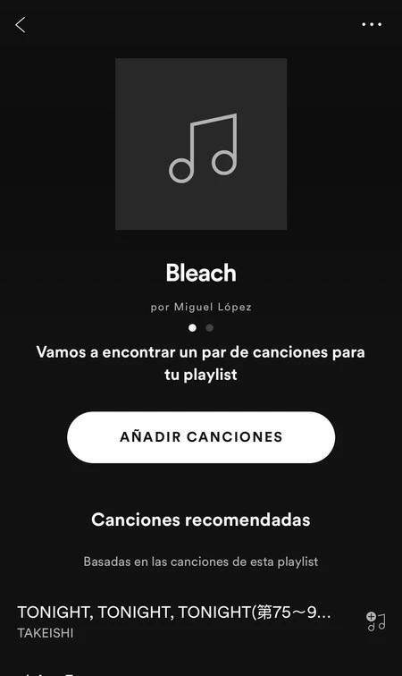 Spotify Listas Locales