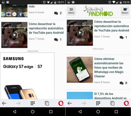 Opera Mini se actualiza con un adblock nativo