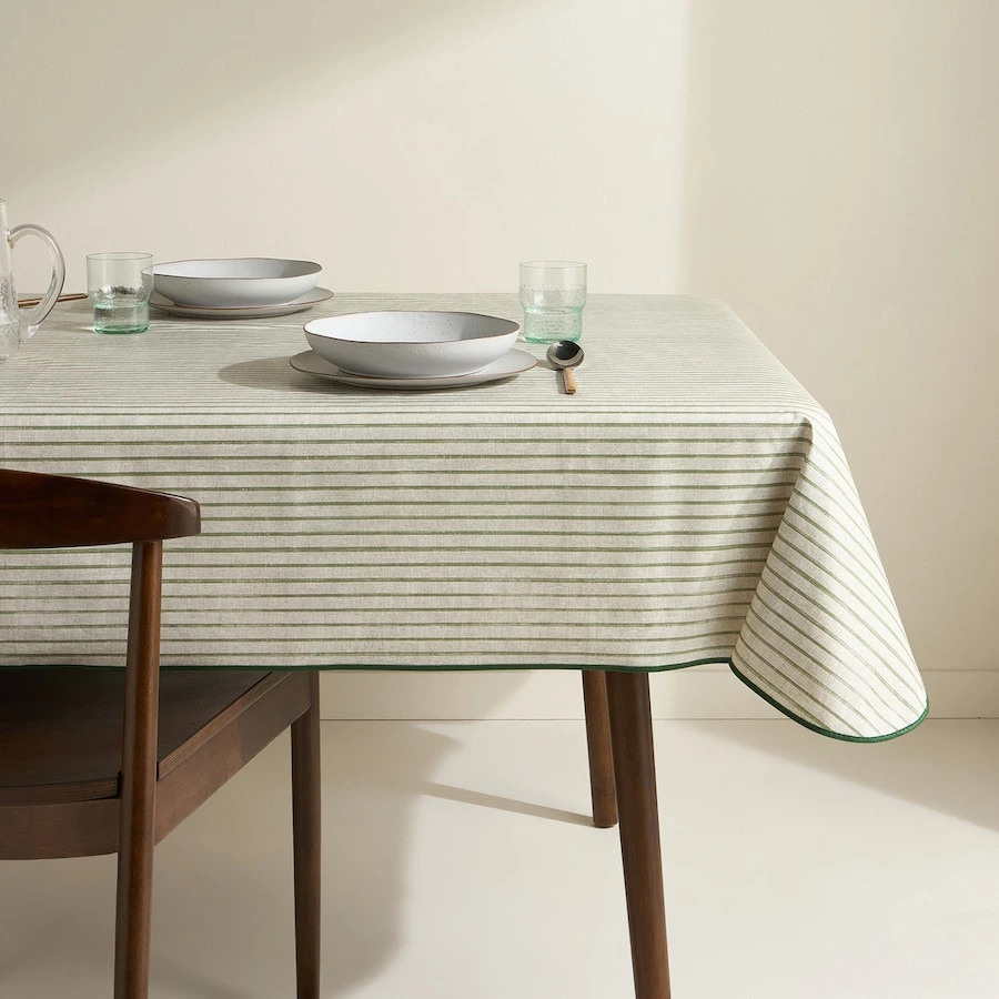 Basics El Corte Inglés - Mantel antimanchas PVC Rayas Basics