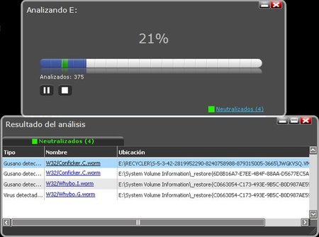 Analizar con el antivirus las memorias USB periódicamente