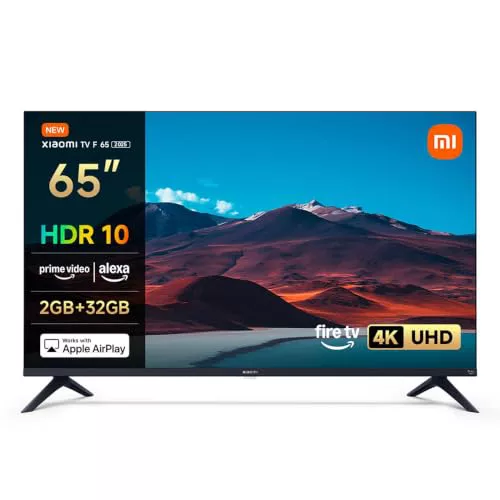 Xiaomi TV F 65 Pulgadas 2025, 4K UHD Smart TV Fire OS8 HDR10 L65MB-FAEU