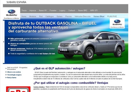 Subaru España y el GLP