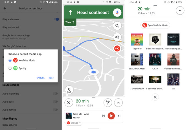 Google Maps comienza a integrarse con YouTube Music para reproducir ...