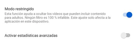 Modo Restringido Youtube 