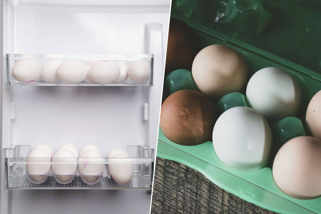 Tu nevera tiene un compartimento diseñado para los huevos en la puerta. Es el peor lugar posible para guardarlos
