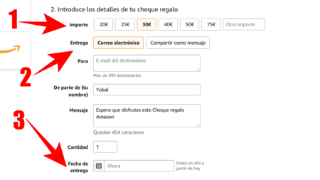 Configurar Entrega