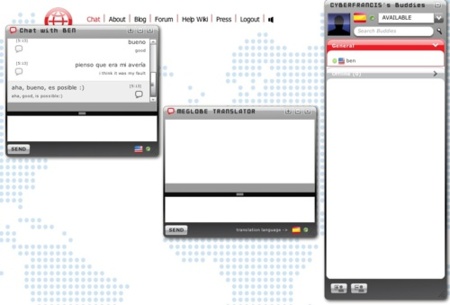 MeGlobe, conversaciones con cualquier persona del mundo