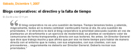 La función del directivo y los blogs corporativos