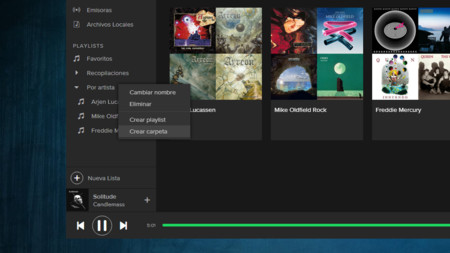 Organiza tus Playlists con carpetas