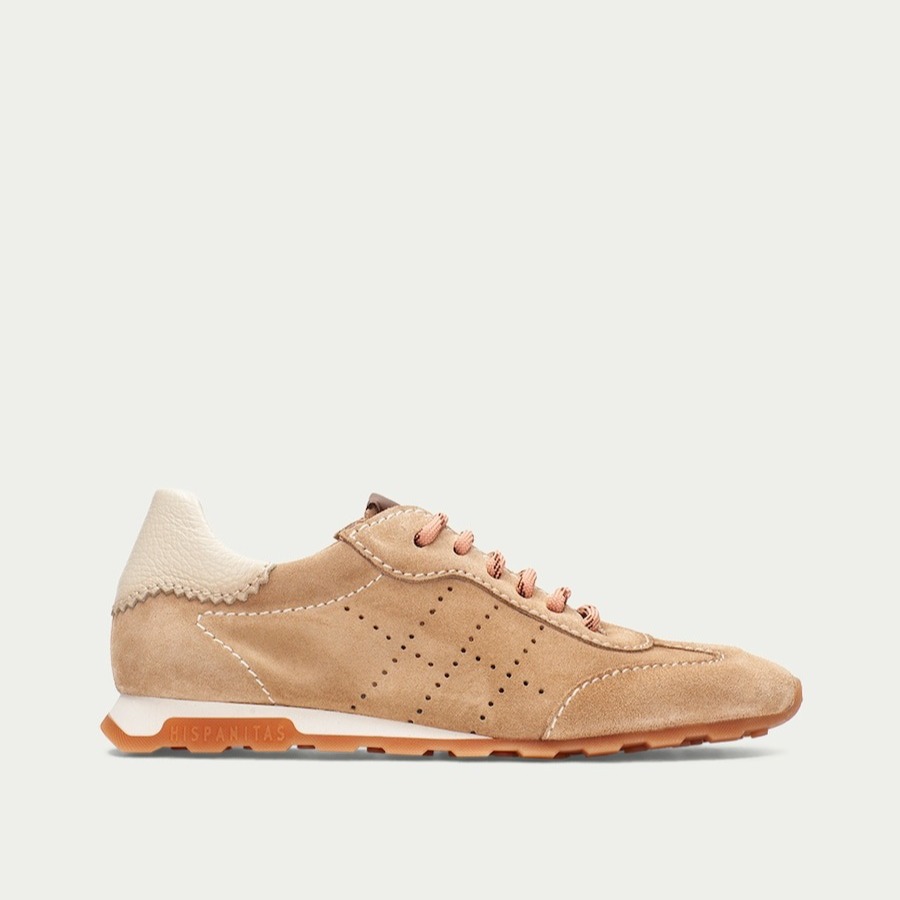 Zapatillas de piel - Hispanitas - Marrón claro

