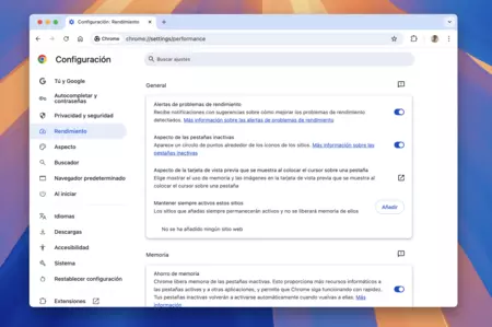 Chrome for Mac のパフォーマンス アラート