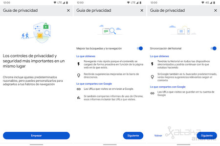 Guía Privacidad Chrome